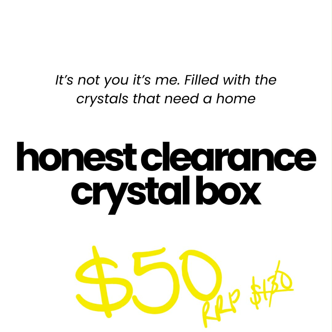 CRYSTAL CLEARANCE BOX RRP $130