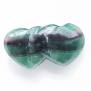 Fluorite Double Heart #1
