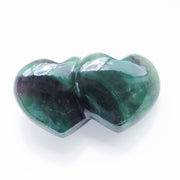 Fluorite Double Heart #2