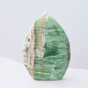 Green Calcite Flame #1