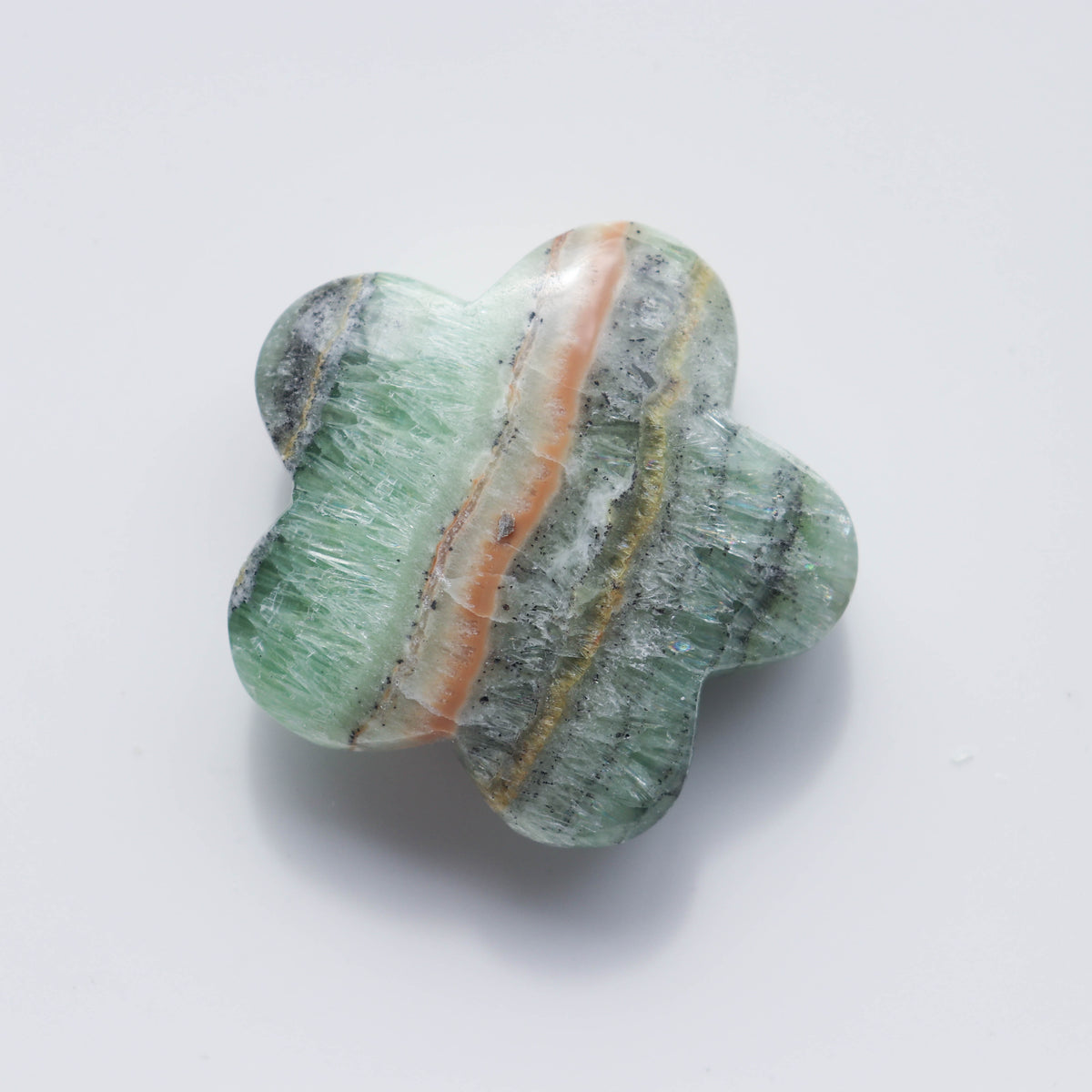 Green Calcite Flower #1