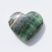 Green Calcite Heart #2