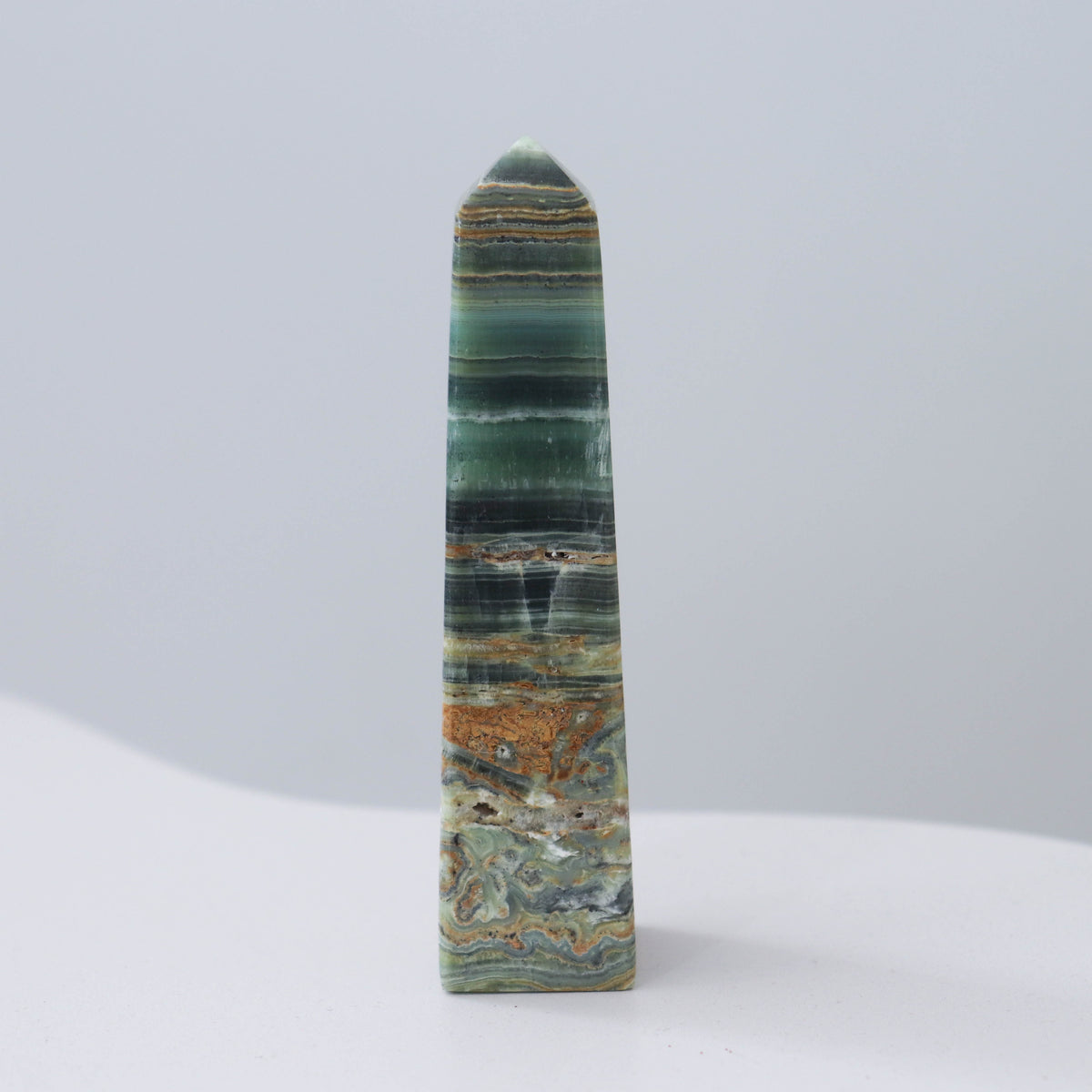 Green Calcite Tower #1
