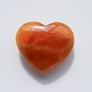 Honey Calcite Heart #1