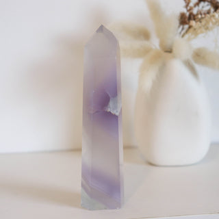 Lavender Fluorite Point #3