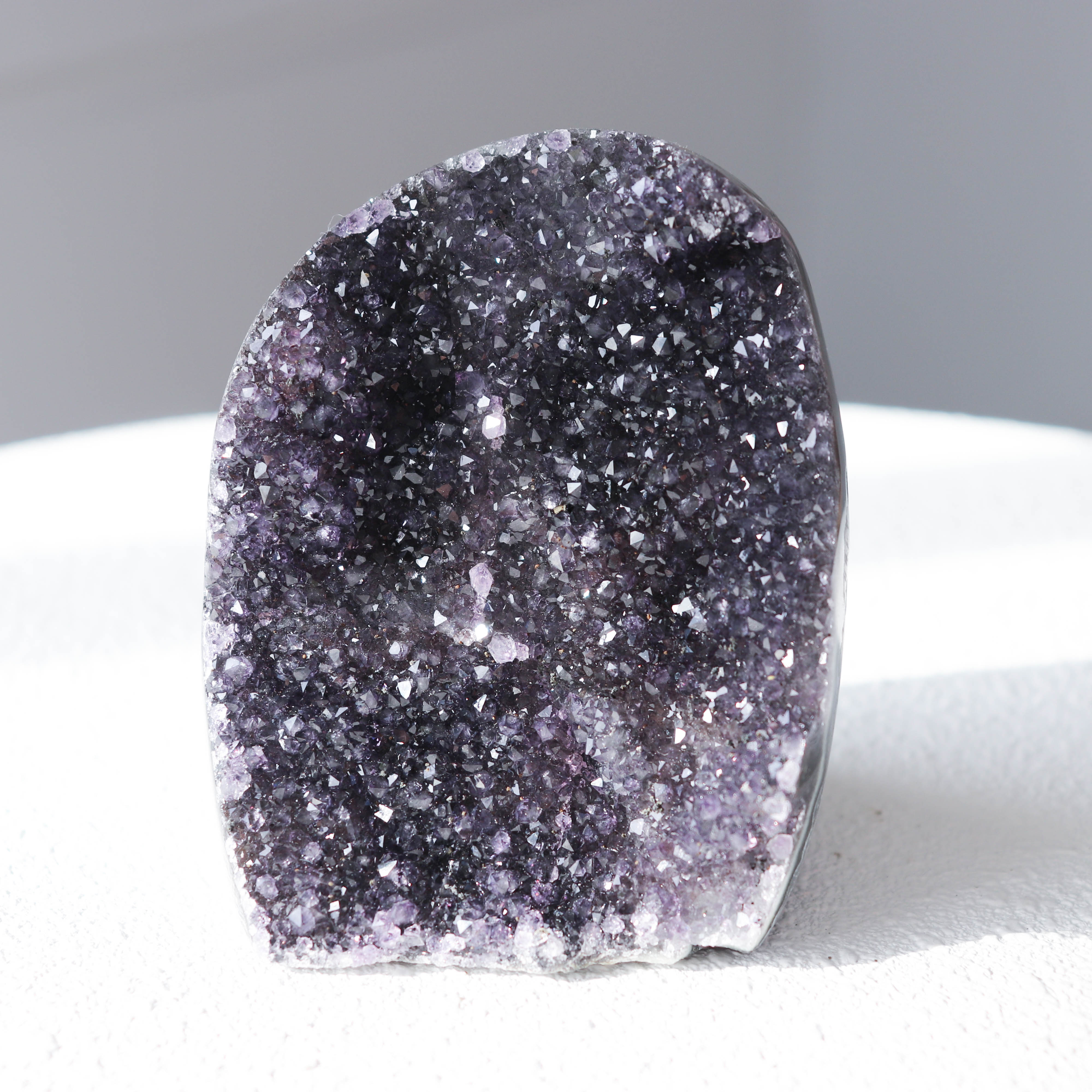 A Black Amethyst Cut Base #128