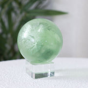 Apple Green Fluorite Sphere #170
