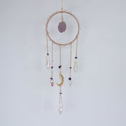 Magical Amethyst Suncatcher Hoop