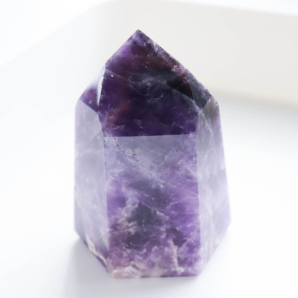 Bi-Colour Amethyst Tower #v