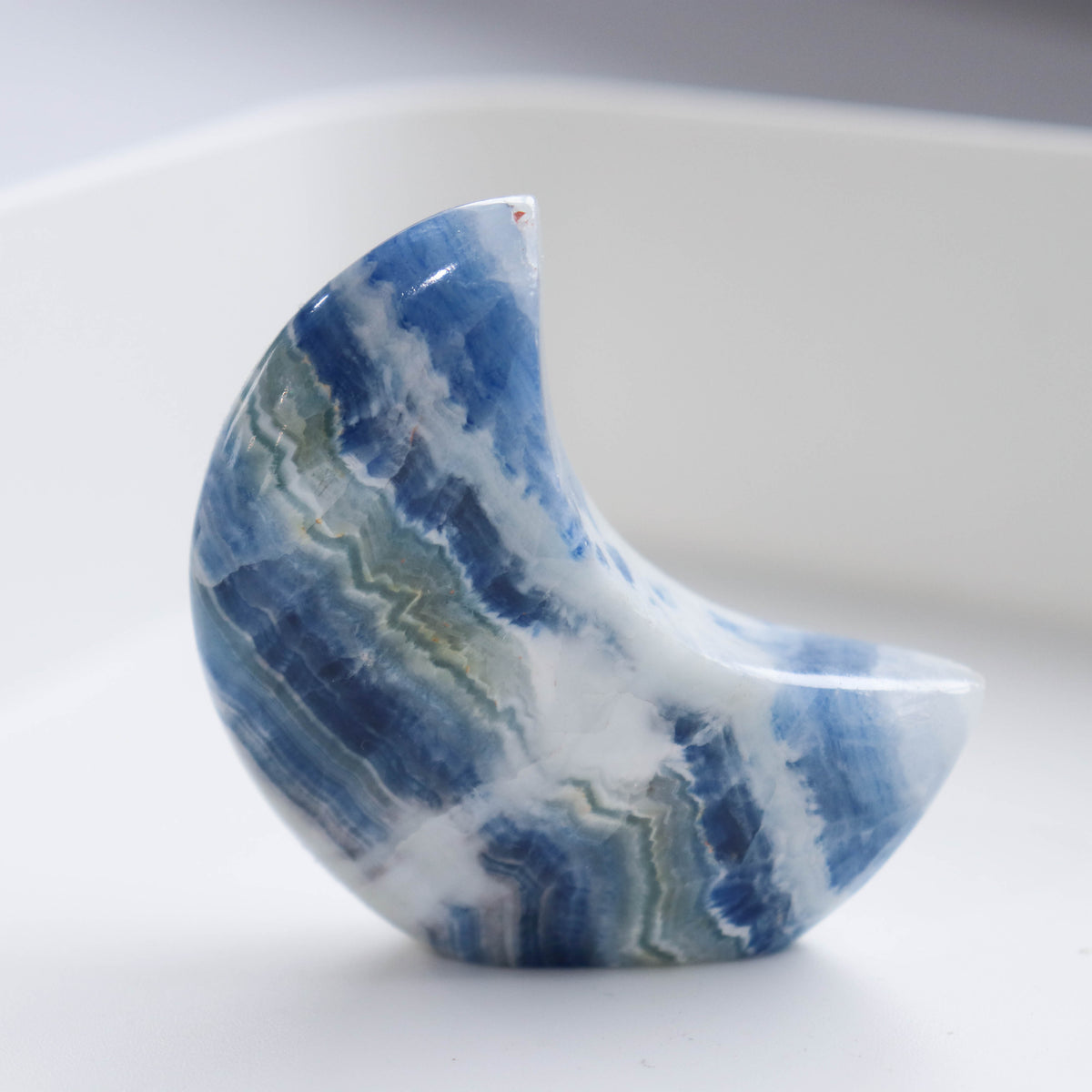 Blue Scheelite Standing Moon #1