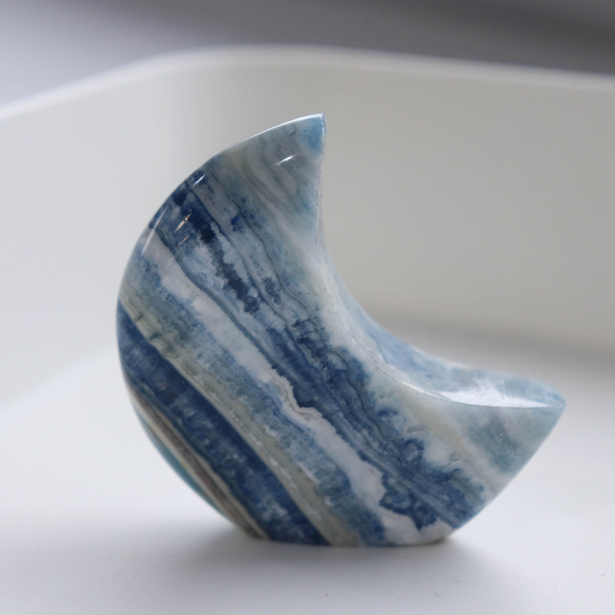 Blue Scheelite Standing Moon #2