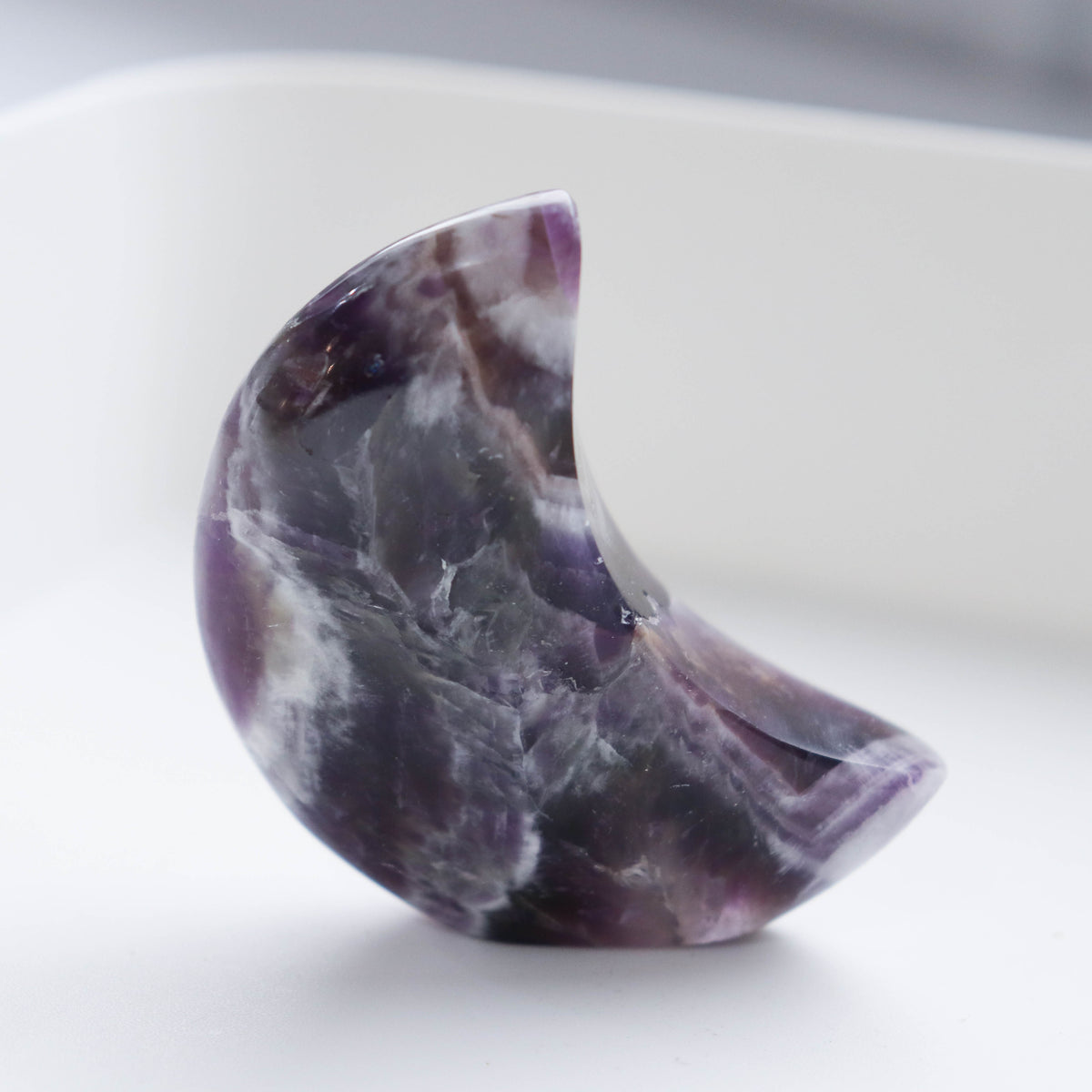 Amethyst Chevron Standing Moon #1