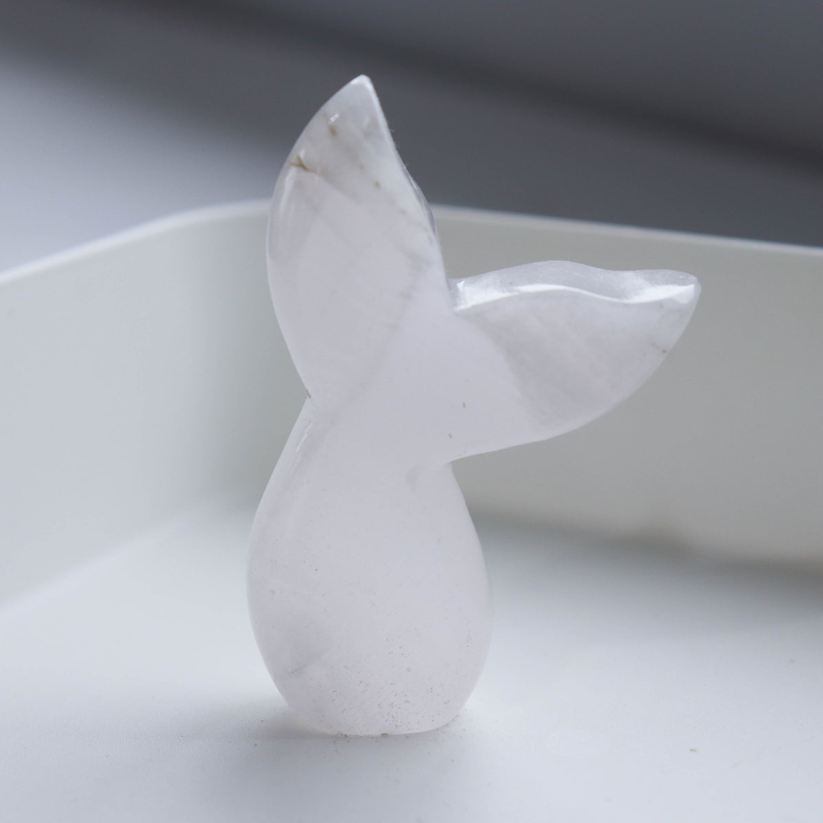 Pink Calcite Whale Tail #2