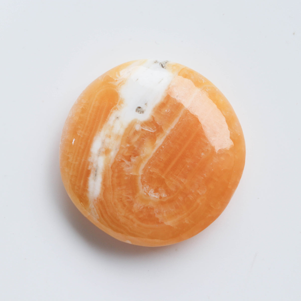 Orange Calcite Palm #1
