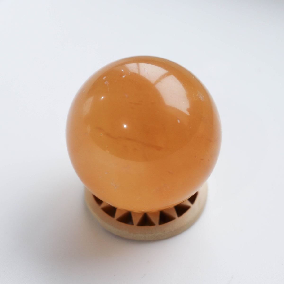 Honey Calcite Sphere #1
