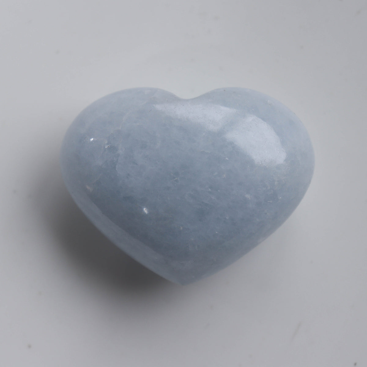 Blue Calcite Puff Heart #1