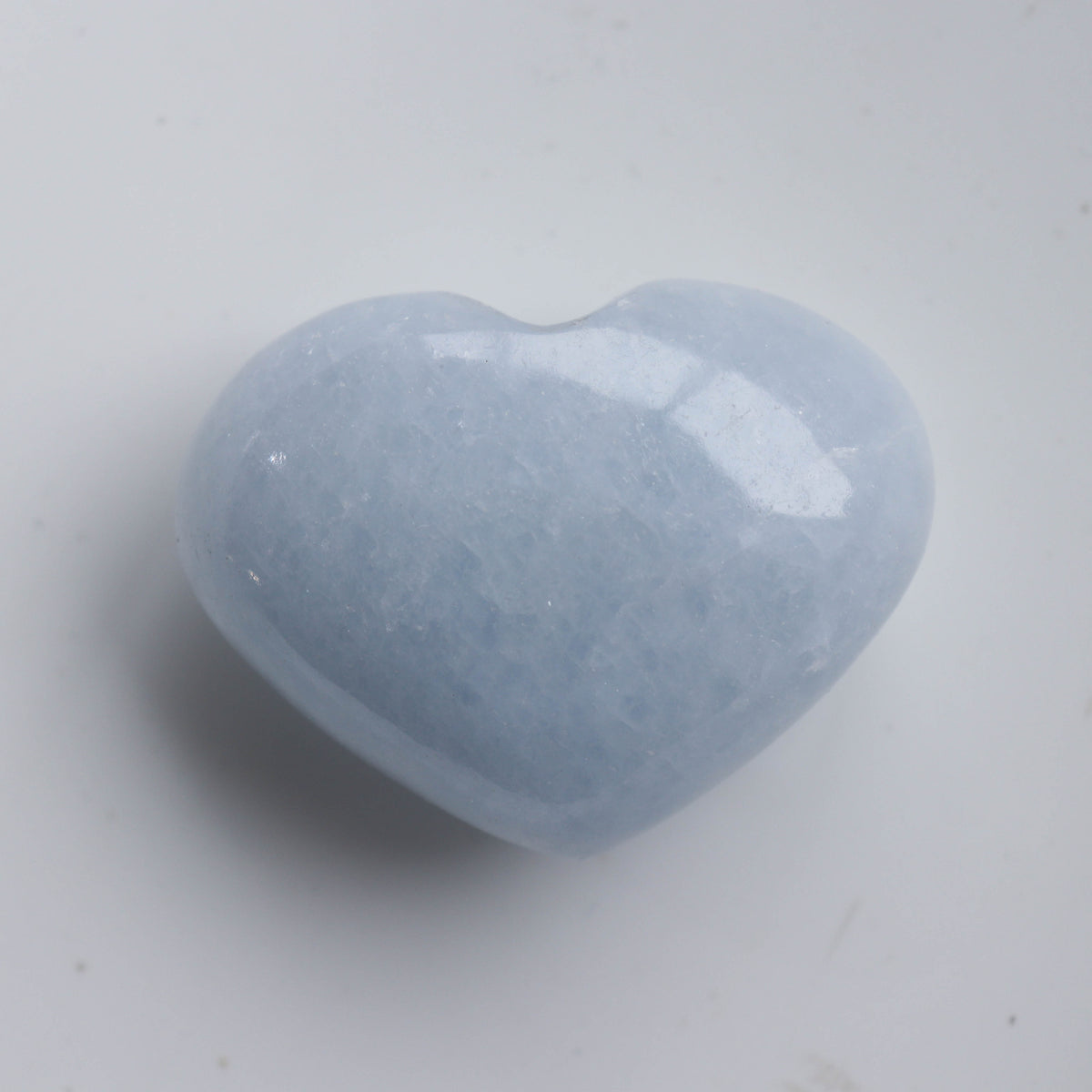 Blue Calcite Puff Heart #2