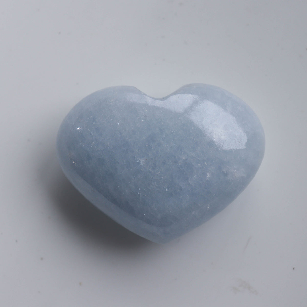 Blue Calcite Puff Heart #3