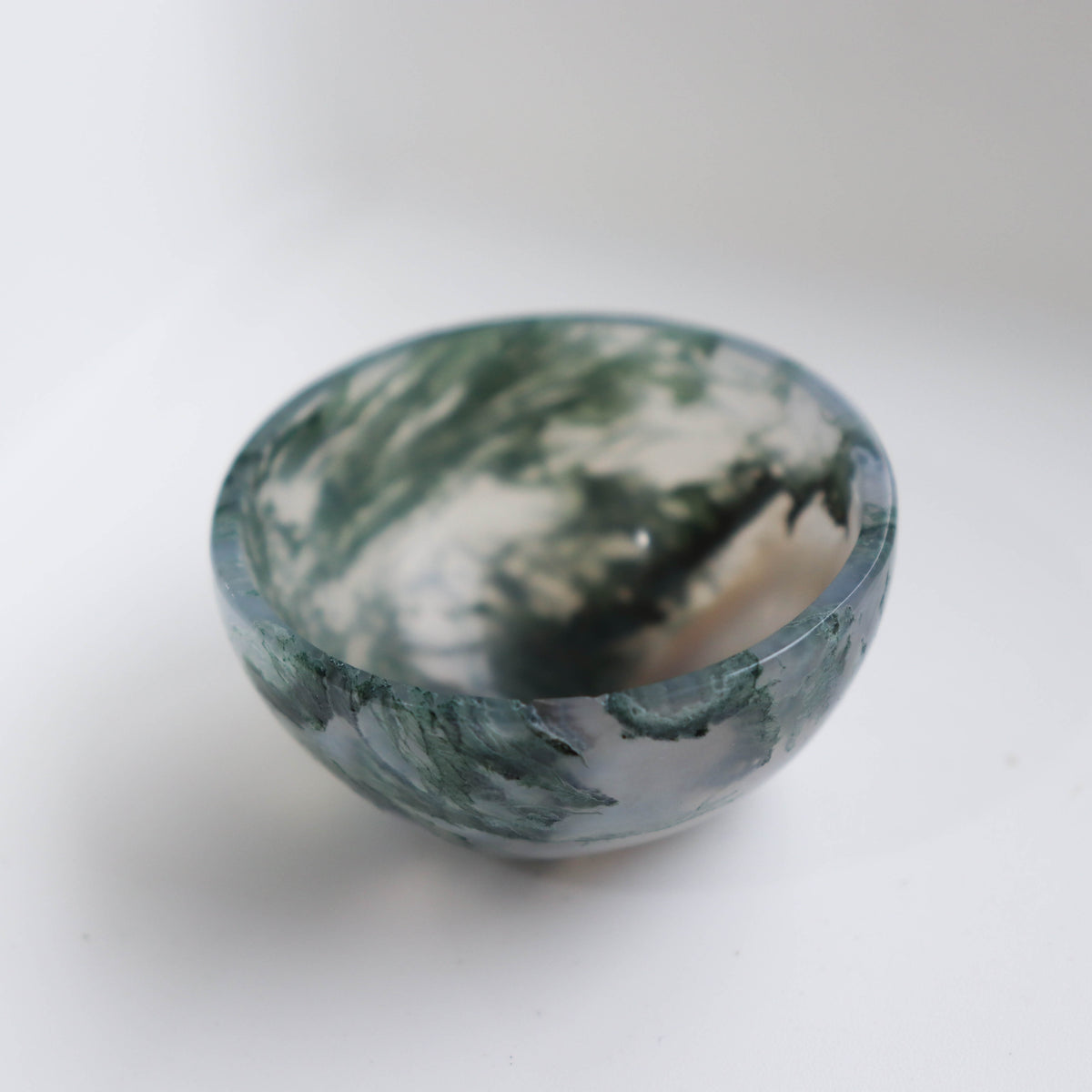 Moss Agate 2.5inch Bowl #1