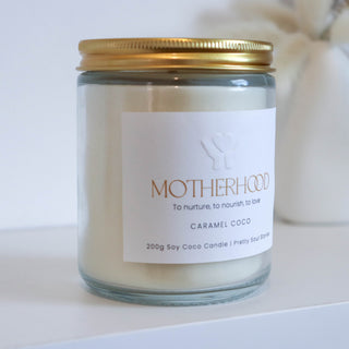 Motherhood Luxury Caramel Coco Candle