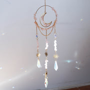 Fairyland Rose Quartz Suncatcher