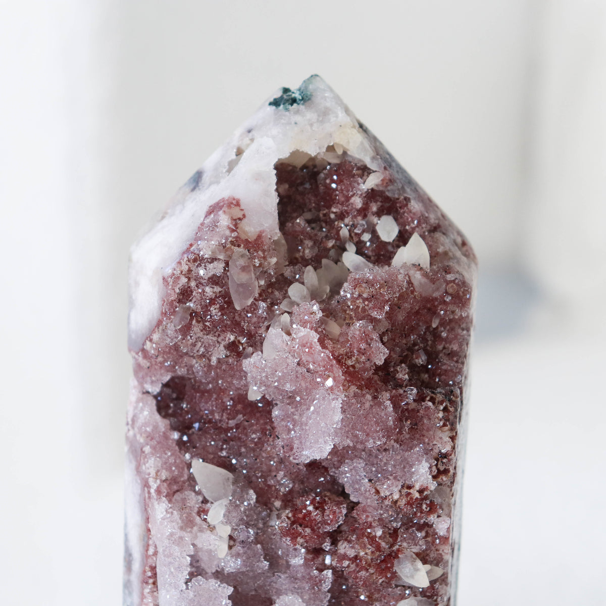 A Grade Pink Amethyst Tower #4