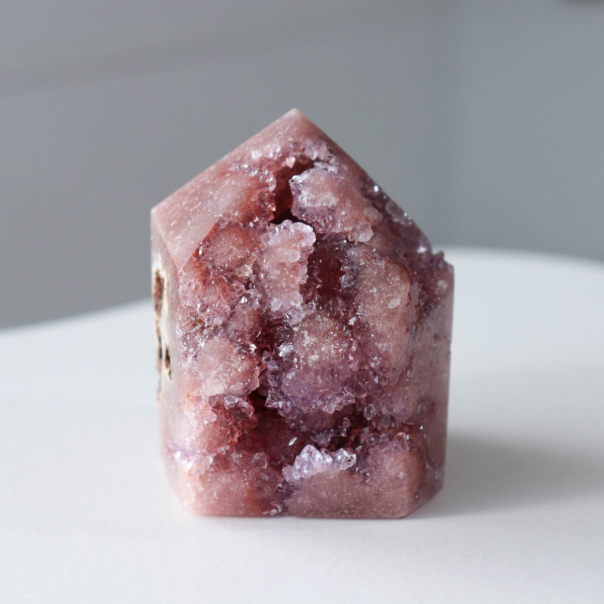 A Grade Pink Amethyst Tower #1