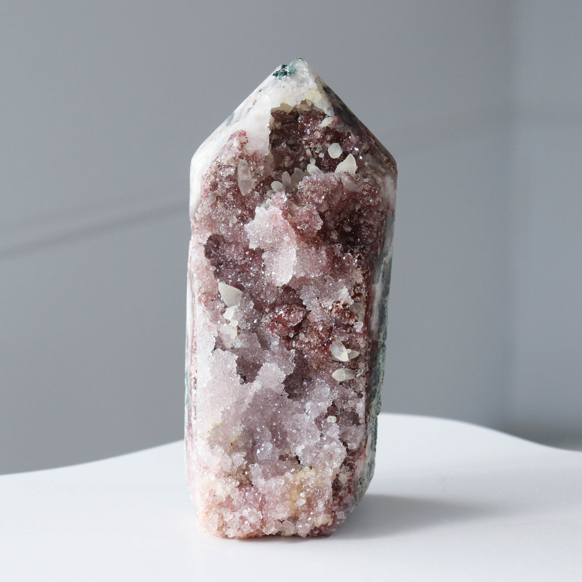 A Grade Pink Amethyst Tower #4