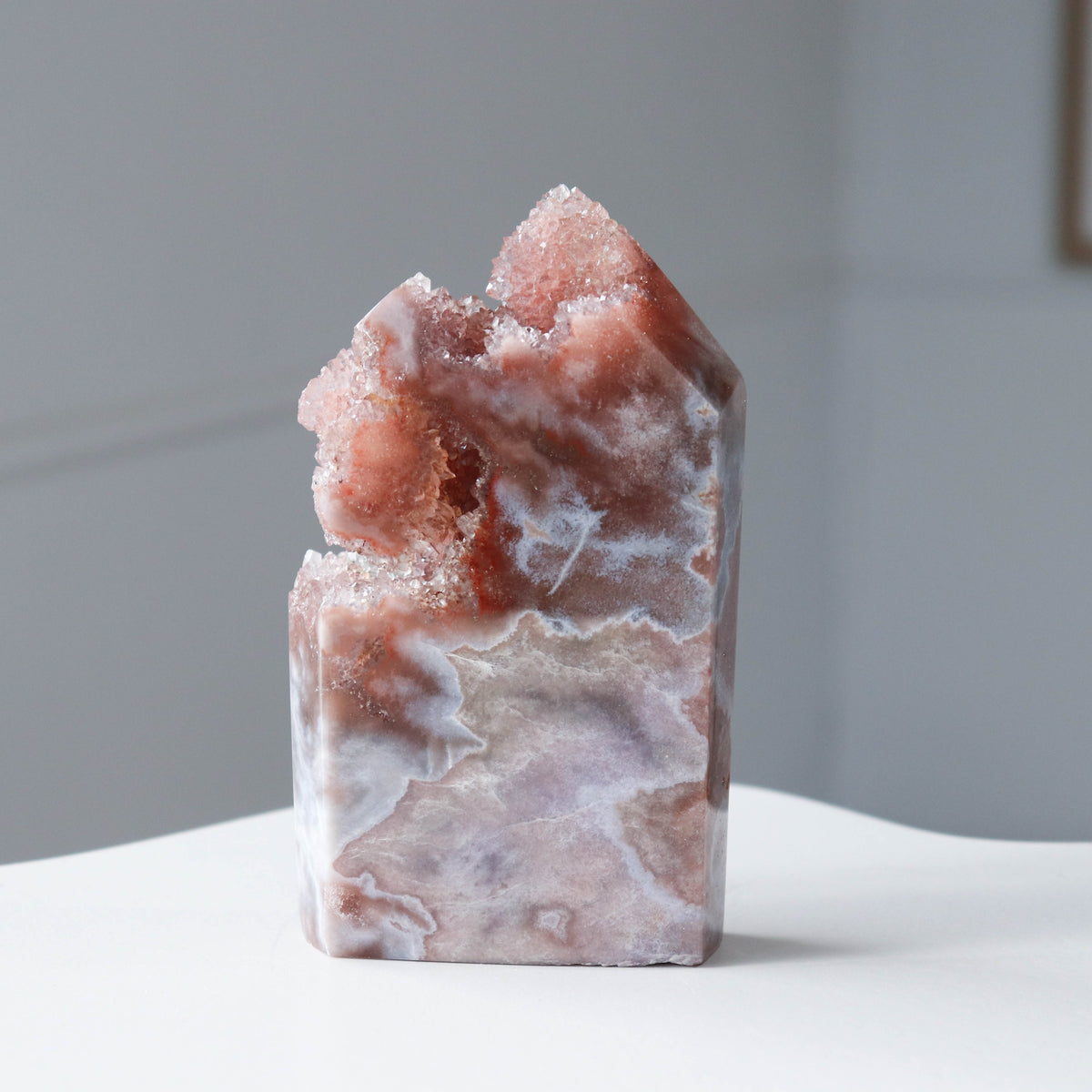 A Grade Pink Amethyst Tower #7