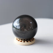 Silver Sheen Obsidian Sphere #2
