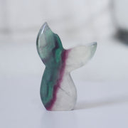Rainbow Flourite Whale Tail #1