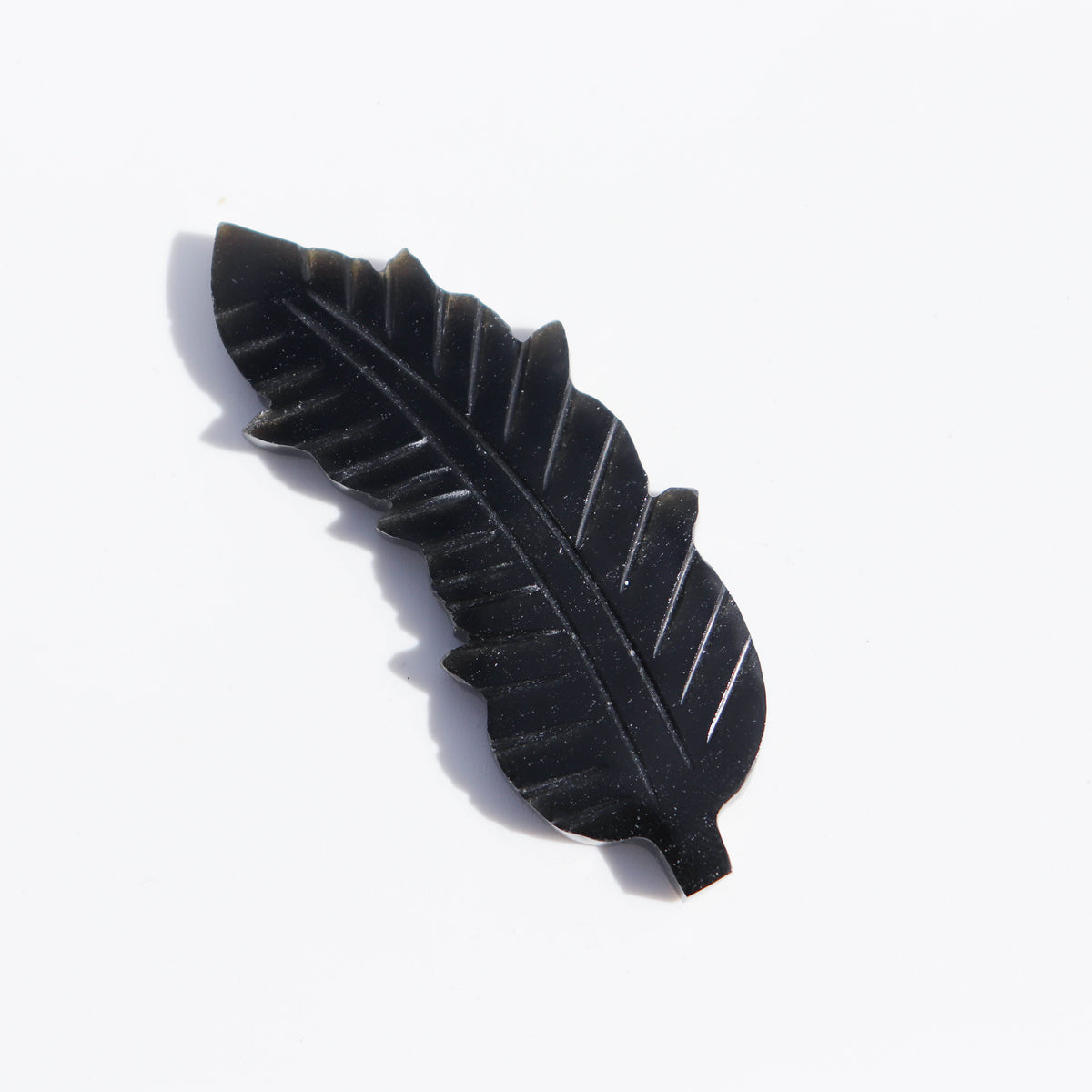 Gold Sheen Obsidian Feather #2