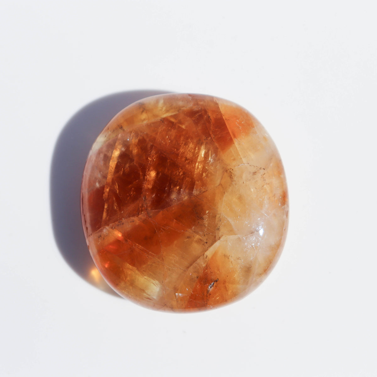 Honey Calcite Palm #1
