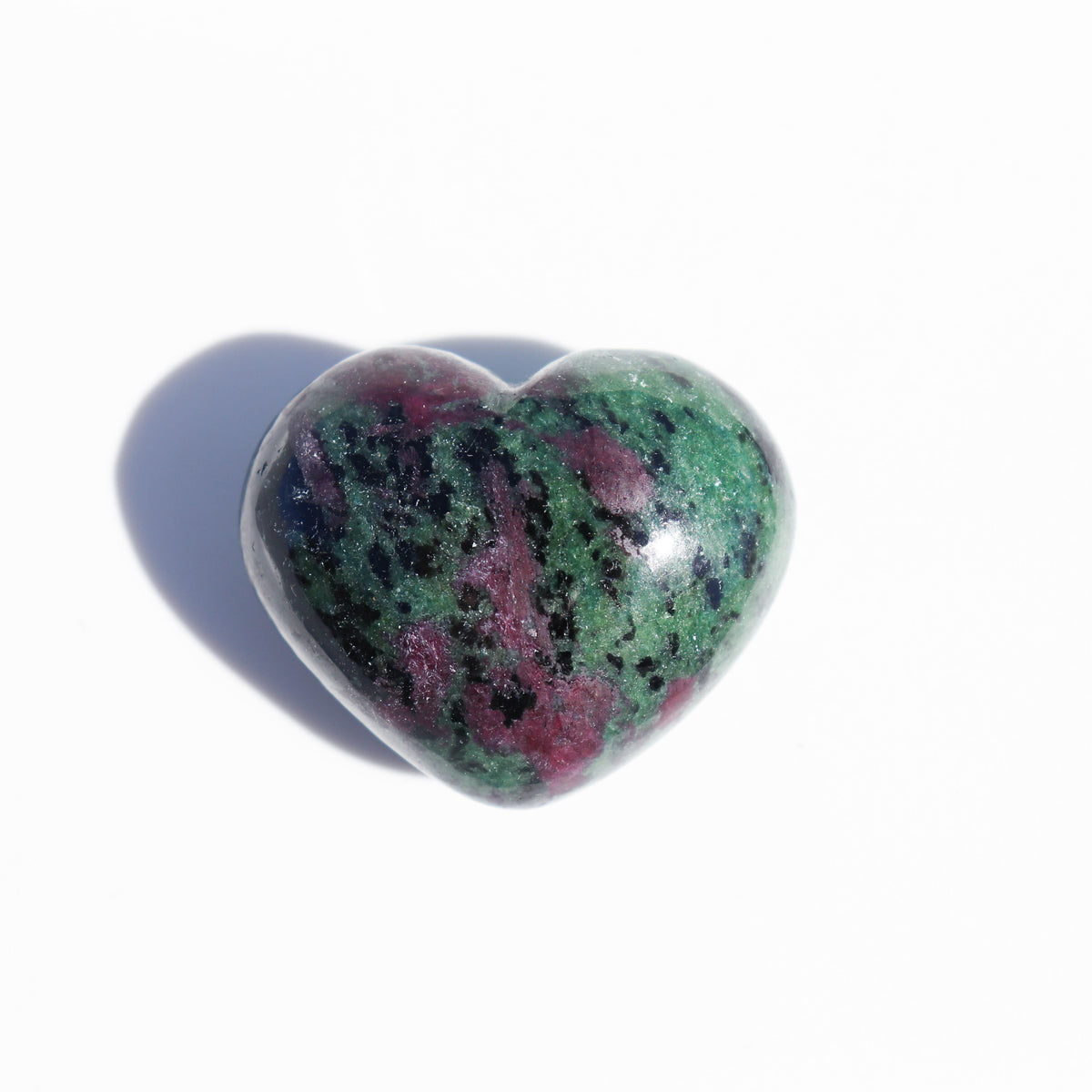 Ruby Zoisite Puffy Heart #1