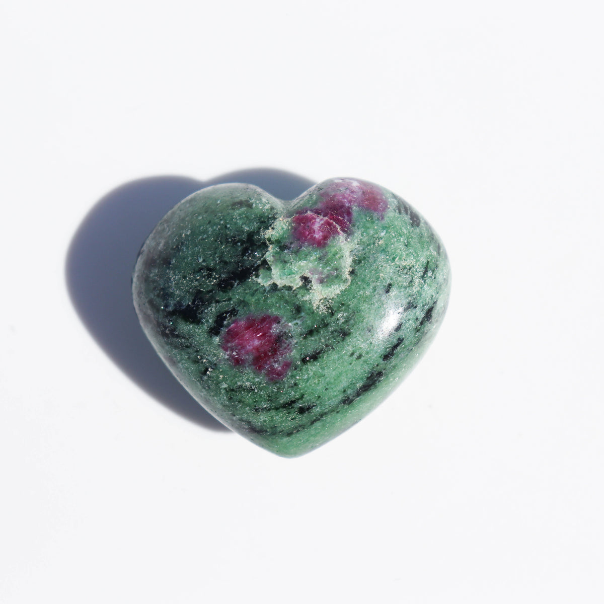 Ruby Zoisite Puffy Heart #2