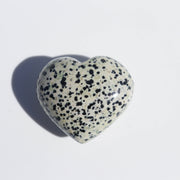 Dalmation Jasper Puffy Heart #1