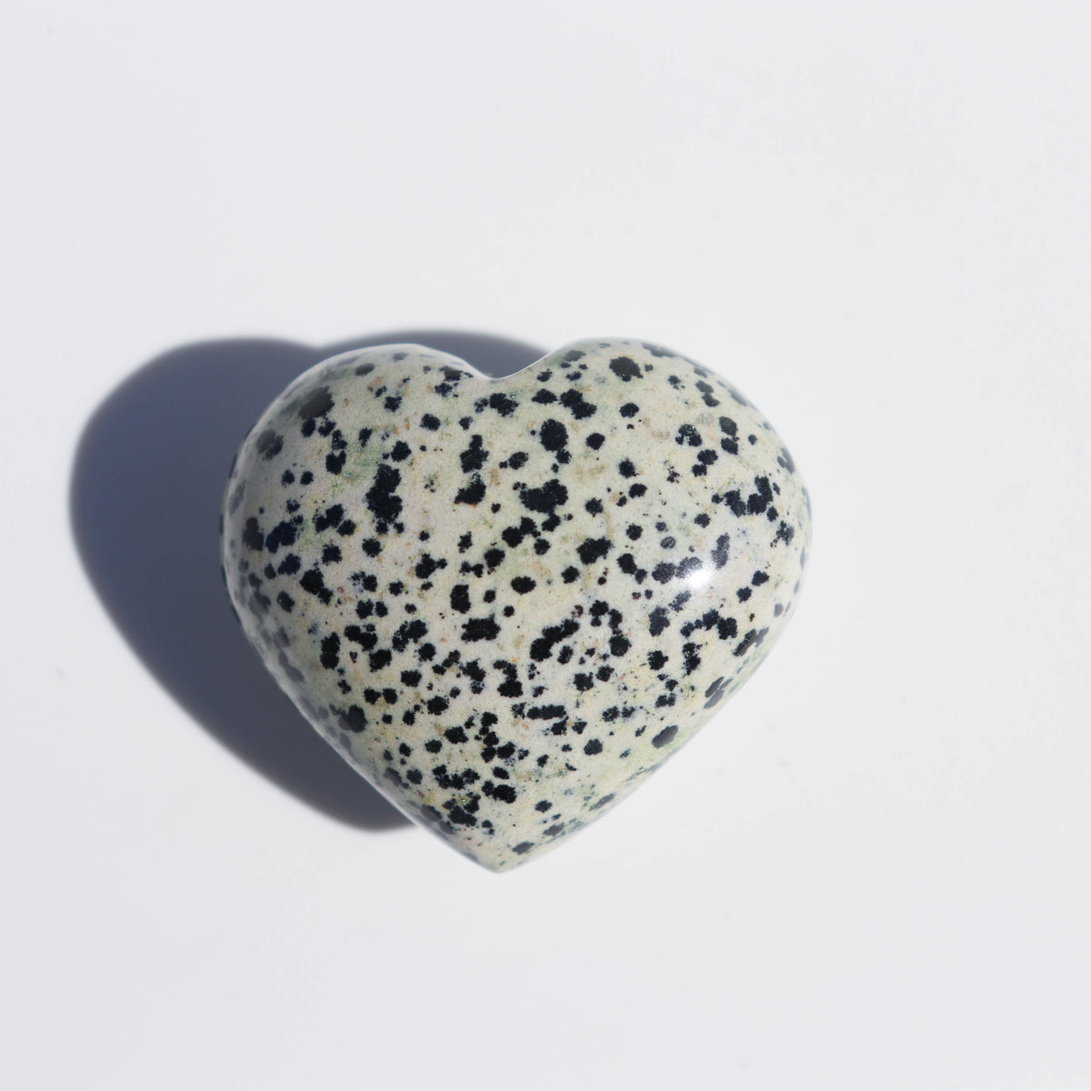 Dalmation Jasper Puffy Heart #1