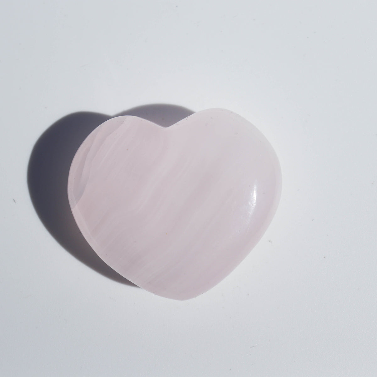 Pink Calcite Puffy Heart #1