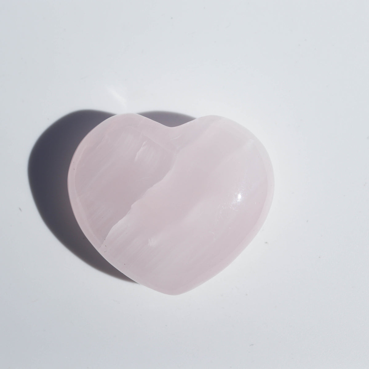 Pink Calcite Puffy Heart #2