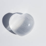 Selenite Puffy Heart #1