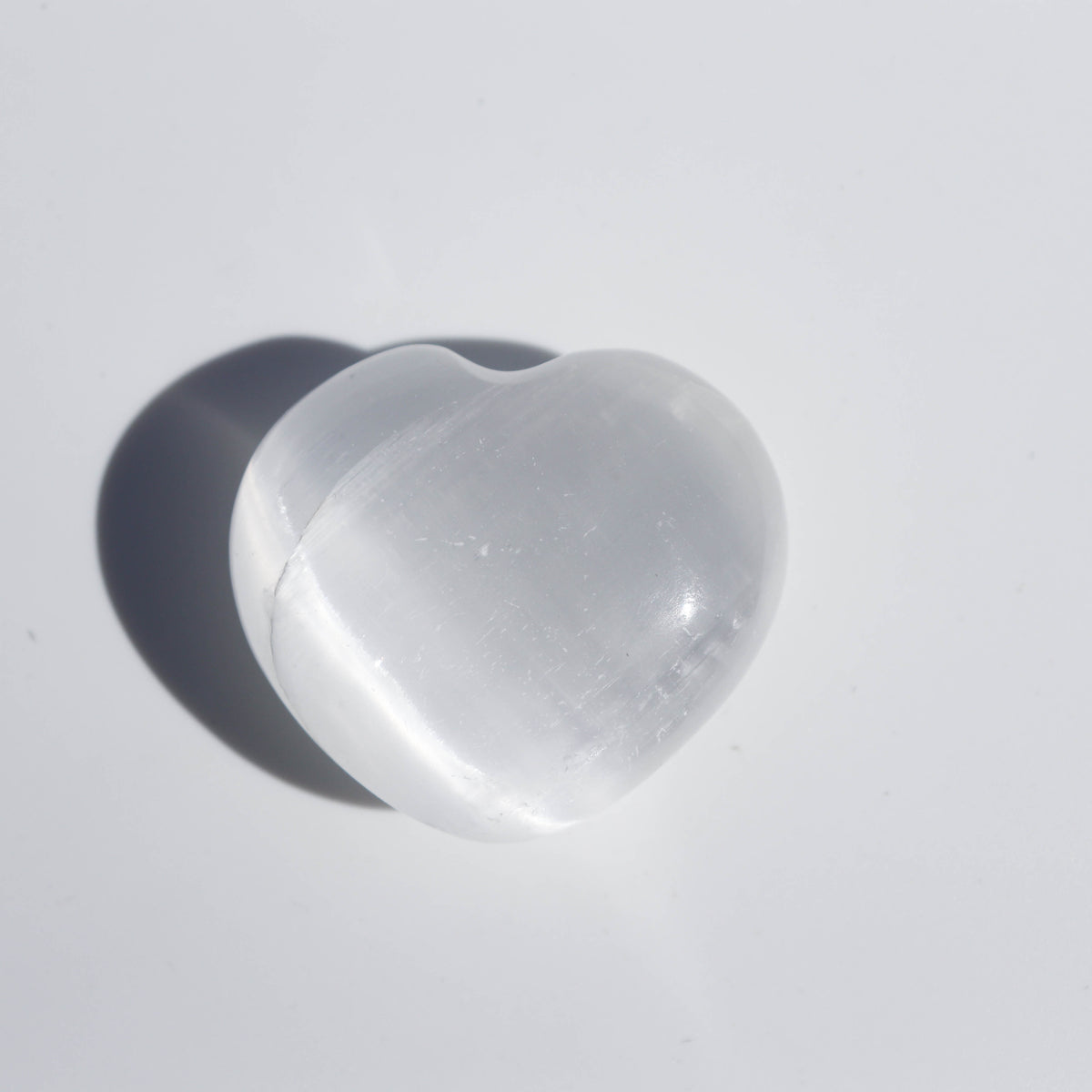 Selenite Puffy Heart #2