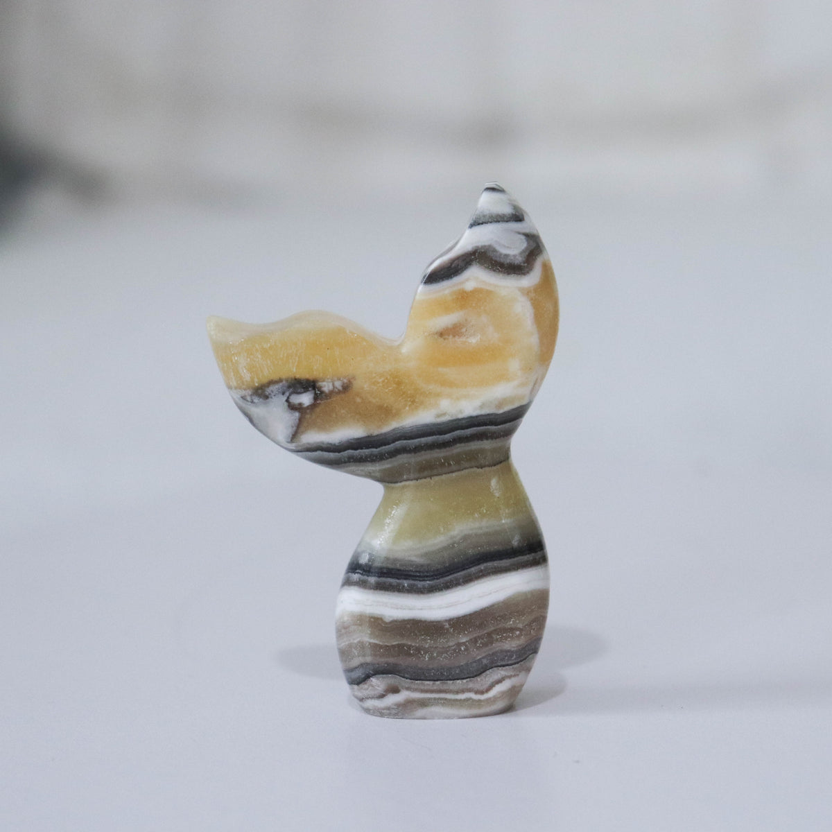 Banded Calcite Whale Tail #3