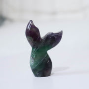 Rainbow Flourite Whale Tail #2