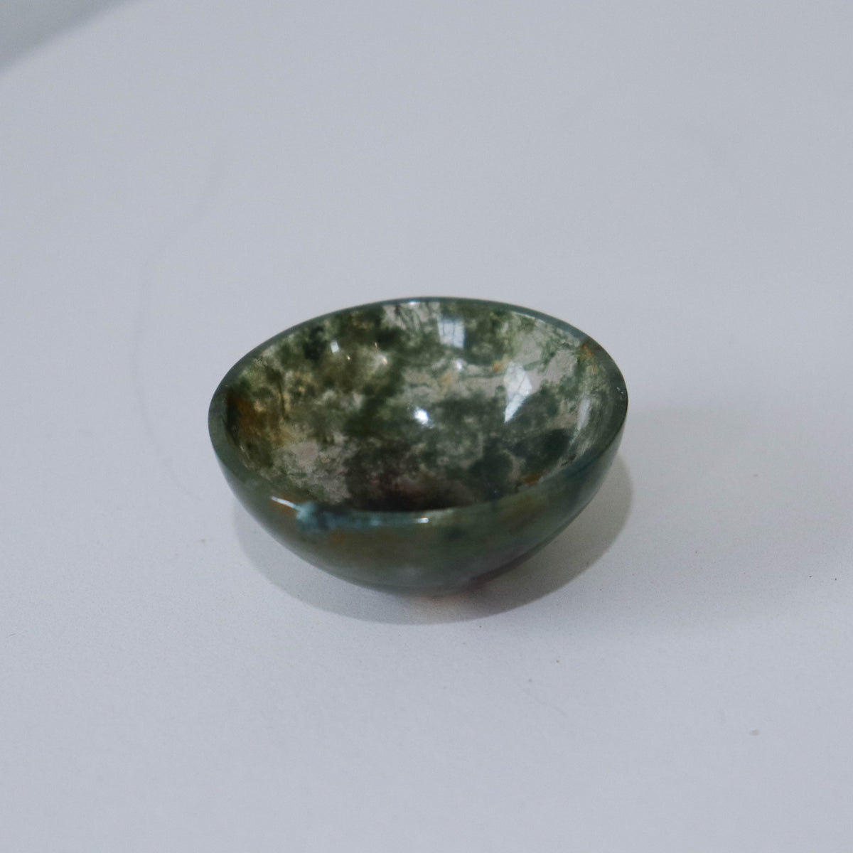 Moss Agate 2.5inch Bowl #1