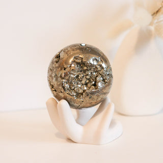 AA Pyrite Druzy Sphere #1