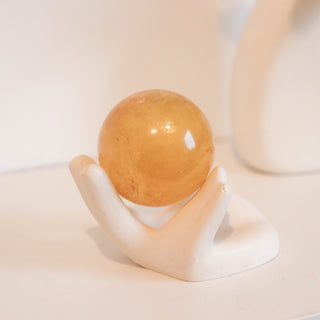 Optical Honey Calcite Sphere #2