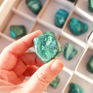 Malachite Chrysocolla Tumble #1