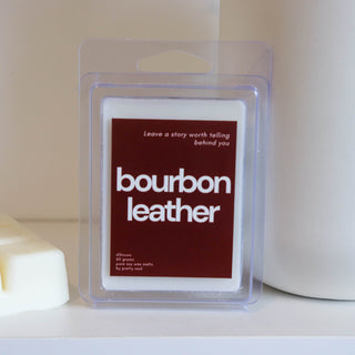 Bourbon Leather Wax Melt