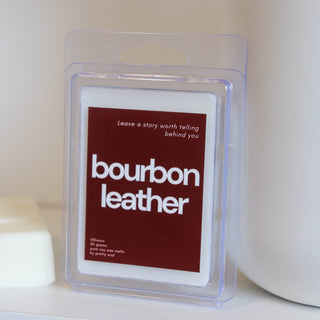 Bourbon Leather Wax Melt