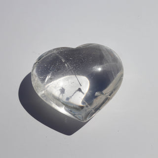 AA Clear Quartz Puffy Heart #1